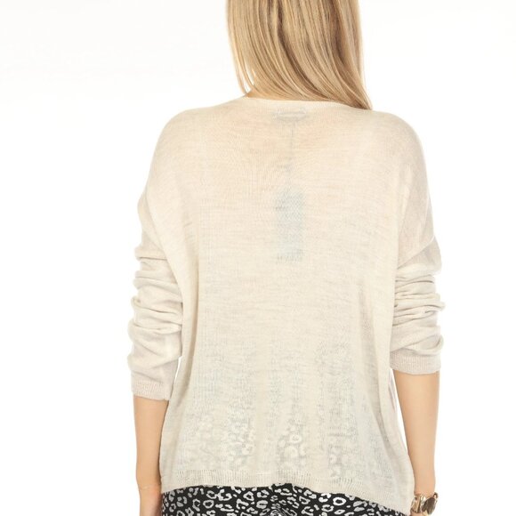 Beige FX Logo Top With Sleeves - Picture 5 of 5
